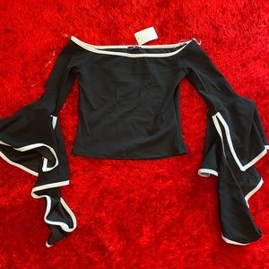 Gorgeous black party or casual shirt